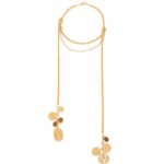 Medals layered necklace