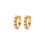 Gold vermeil hoop earrings